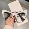 Trendy Retro Cat-Eye Blue Light Glasses with European & American Street Style Influence