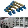 New 6*9 Copper Ground Bar 4/6/8/10/12 Hole High Bridge Type Zero Ground Wiring Connection Din Rail Terminal Distribution Box