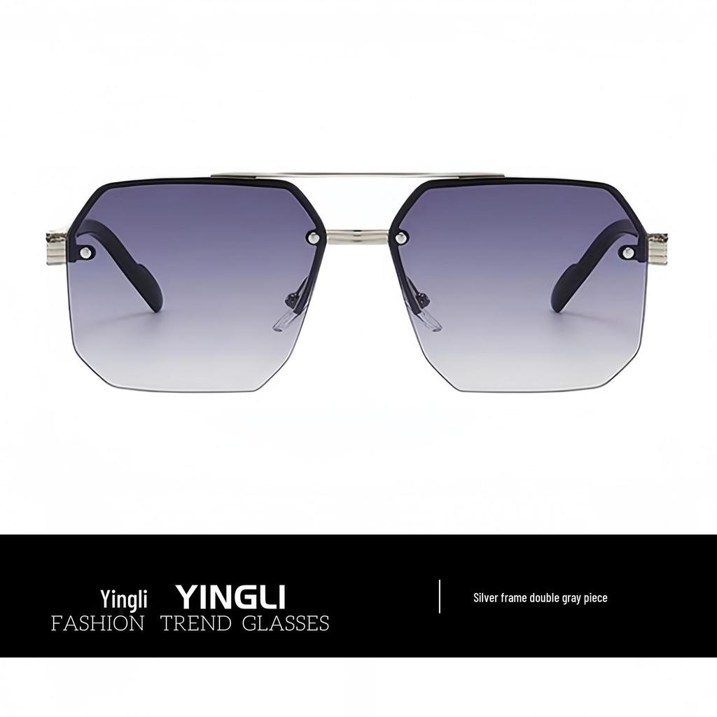 New 2025 Men's High-End Large Frame Stylish Sunglasses