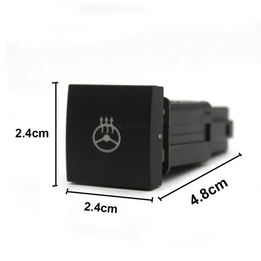 Auto Anti Sideslip Off Switch Turbo Boost Parking Radar Mirror Heating Button For VW Golf 6 Jetta 5 MK6 EOS Scirocco 2009 -2011 Pushbutton Switches 3