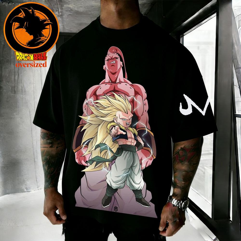 

2026 New Dragon Ball Majin Buu Gotenks Print T-shirt Short Sleeve T-shirt Men s and Women s T-shirt Sports Fitness Men s T-shirt S разноцветный