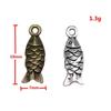 Fisch-Anhänger Vintage Legierung Anhänger Für DIY Schmuck Meeres-Thema Bastelbedarf