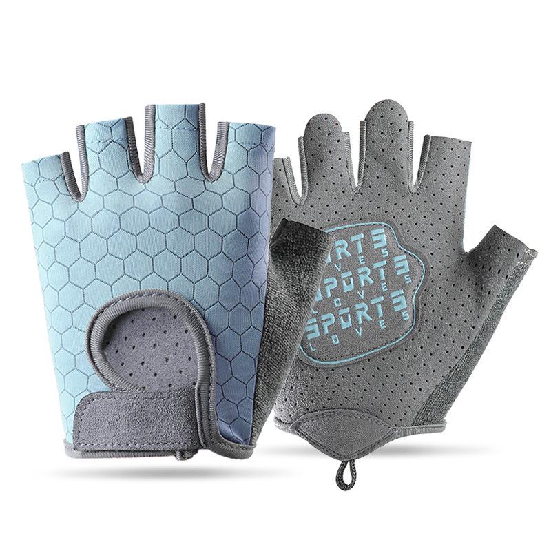 Kids' Non-Slip Half-Finger Gloves for Cycling & Sports - Breathable, Wear-Resistant, Prevents Calluses