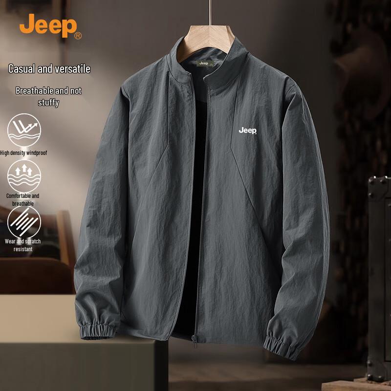 JEEP Men's Casual Multi-Pocket Water-Repellent Jacket