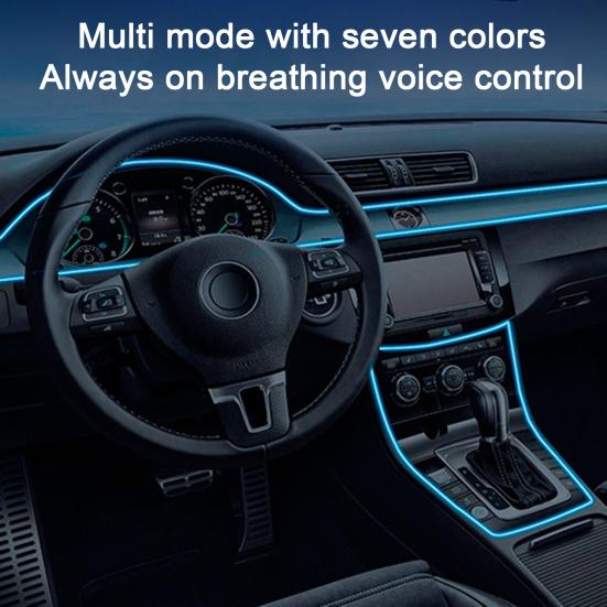 Car Colorful Ambient Light with Wireless App/RF Remote Control LED Interior Lighting Kit for Car Truck SUV RV Boat Home Bedroom Party Decor