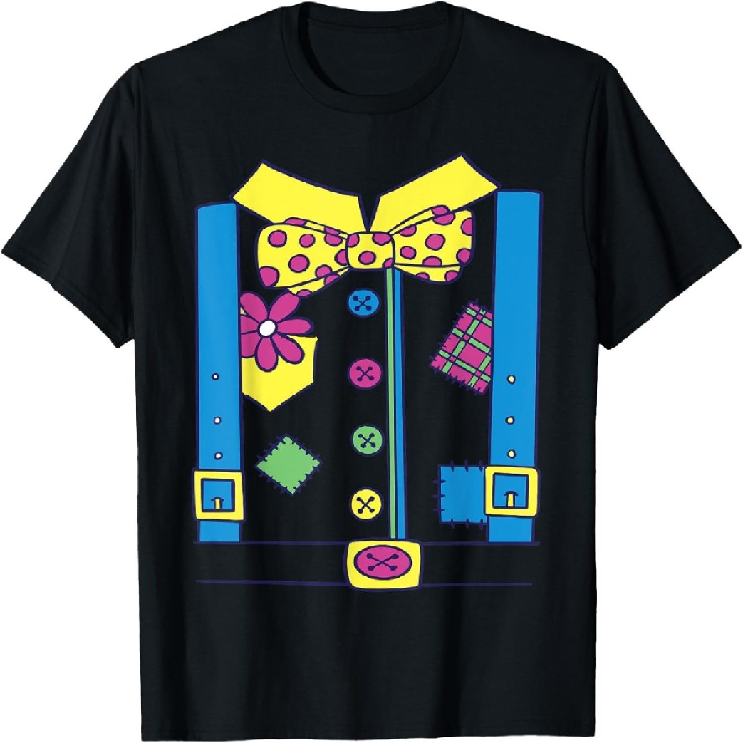 

DIY Halloween Circus Clown Kids Adults Funny T-Shirt XXXXXL чорний