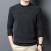 FENGXUN Men's Mock Neck 90% Wool Cashmere Blend Sweater FXT6431