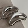 Alloy Hollow Moon Hair Claw Clip Retro Temperament Hair Claw Clip for Women Spring Summer Vintage Back Head Hair Styling Clip