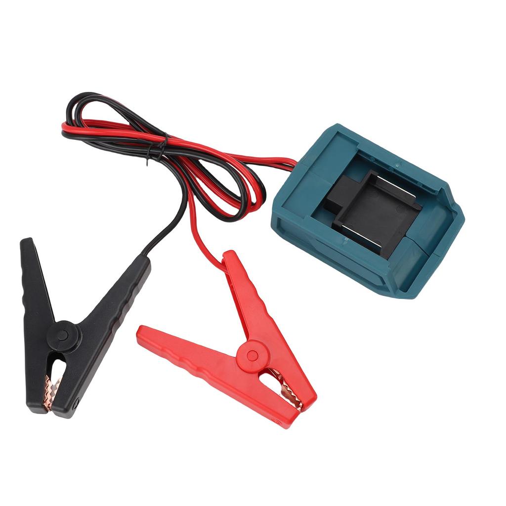 Auto Starthilfe für 18V Batterie Tragbarer Auto Notstart Konverter mit Krokodilklemmen