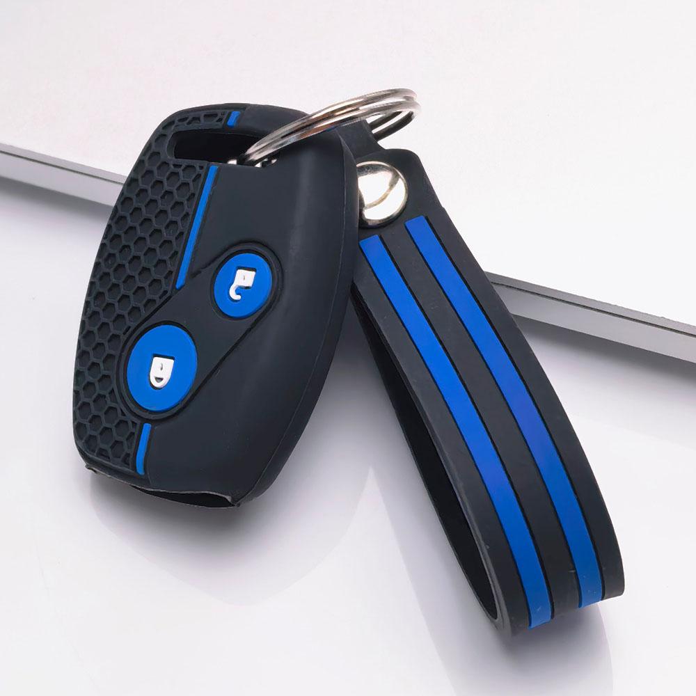 Soft Silicone Car Key Cover Keychain For Honda 7th 8th Gen Accord CRV Odyssey Fit City Civic And Classic Old Model Anti-Scratch Guard