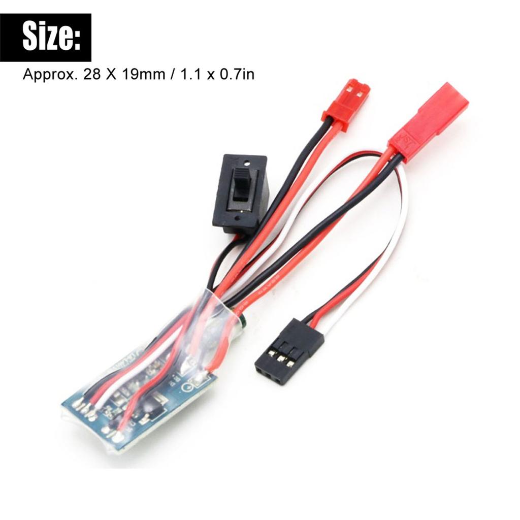 30A 4 8V ESC Two Way RC Motor Speed Controller for 1 16 1 18 1 24 Car BoatWithout Brake