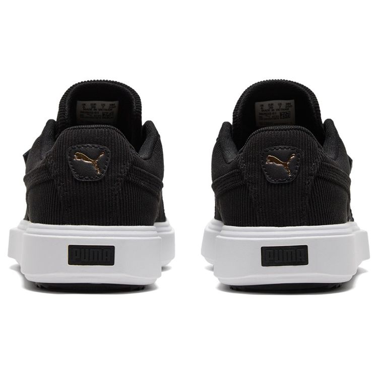 Puma Breaker Corduroy Casual Sneakers Unisex Sneakers Black White 382632-01
