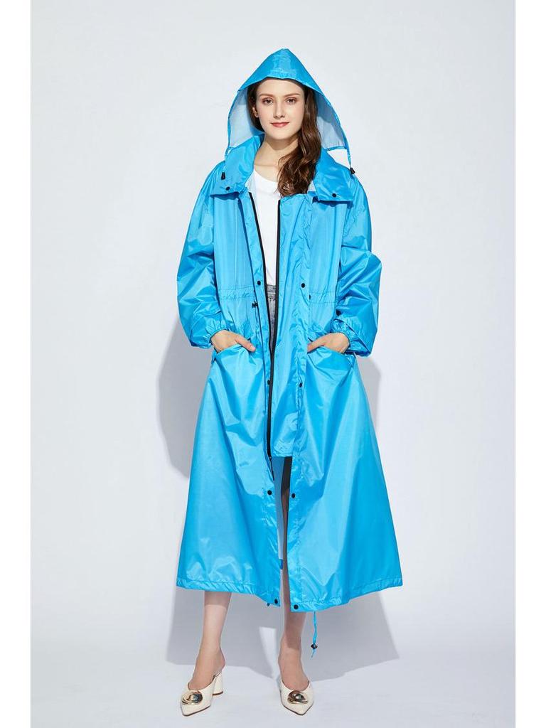 Cross-Border Waterproof Rainstorm-Proof Windbreaker Poncho for Adults - Single-Person Outdoor Hiking Fashion Raincoat