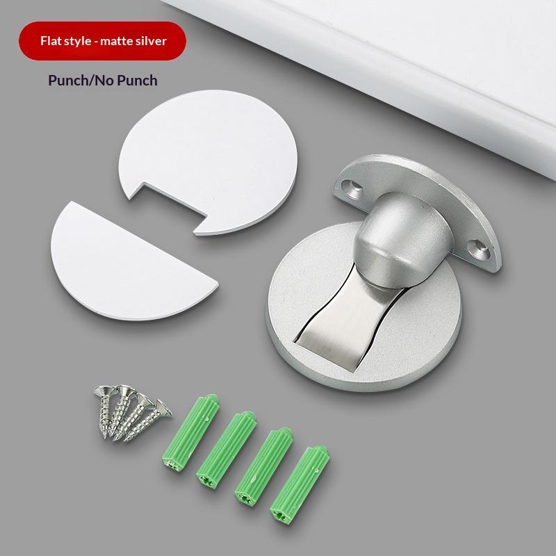 Adjustable Punch-free Magnetic Door Stopper Windproof Door Holder Safety Anti-collision for Kids Room Home Use