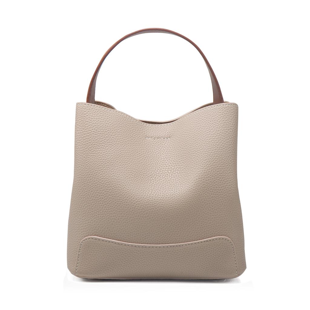 Women's Bag 2024 New Model High-End Bucket Bag Fashionable Shoulder Bag for Work Commuting Handheld Crossbody Bucket Bag