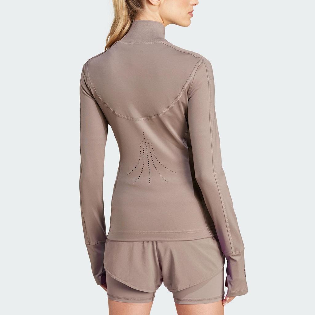 adidas By Stella McCartney Truepurpose Training Midlayer Jacket Women Tech Earth Grey IT8234