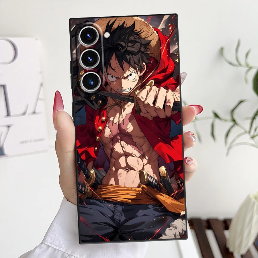 

Anime OneS P-ieceS Funda Phone Cover Case for Samsung Galaxy S25 S23 FE S24 Plus S20 S9 S22 Note 20 9 10 S21 S25Edge Galaxy S9