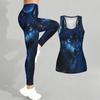 Intelligent Animals Pattern Print Yoga Outfit for Women Fashion Workout Leggings Fitness Sports Casual Yoga Set Sports Suit