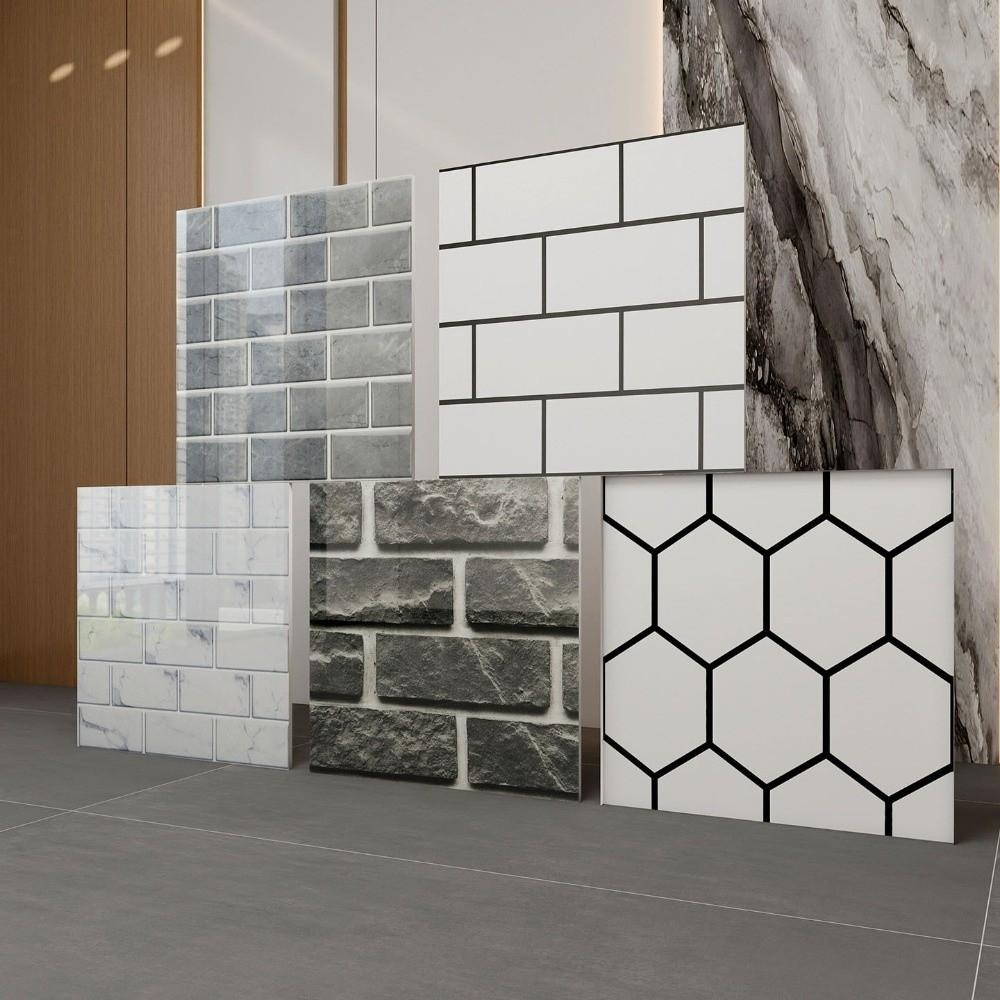 10PCS/Set 30x30CM Self Adhesive Wall Stickers Waterproof Peel And Stick Tile Backsplash