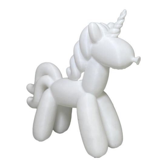 3D Printed Alpaca Figurine Horned Horse Statue Animal Sculpture Home Office Bedroom Desktop Decoration Ornament