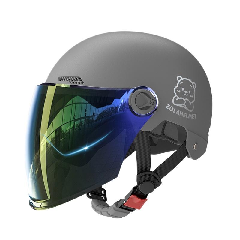 Helmet Electric Car Girl Cute Funny Lightweight Hair Hat Women's Helmet