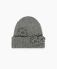 SINOON Flower Beanie (Melange Gray)