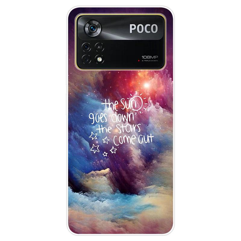 For Xiaomi Poco X4 Pro 5G Silicone TPU Back Cover Soft Phone Case For Xiaomi Poco M4 Pro 4G Case