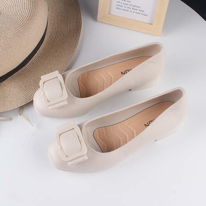 Yuzhihao Women s Fashionable Summer Head-Wrapping Sandals, Solid Color, Closed Heel, Low Heel Daily Wear. 38