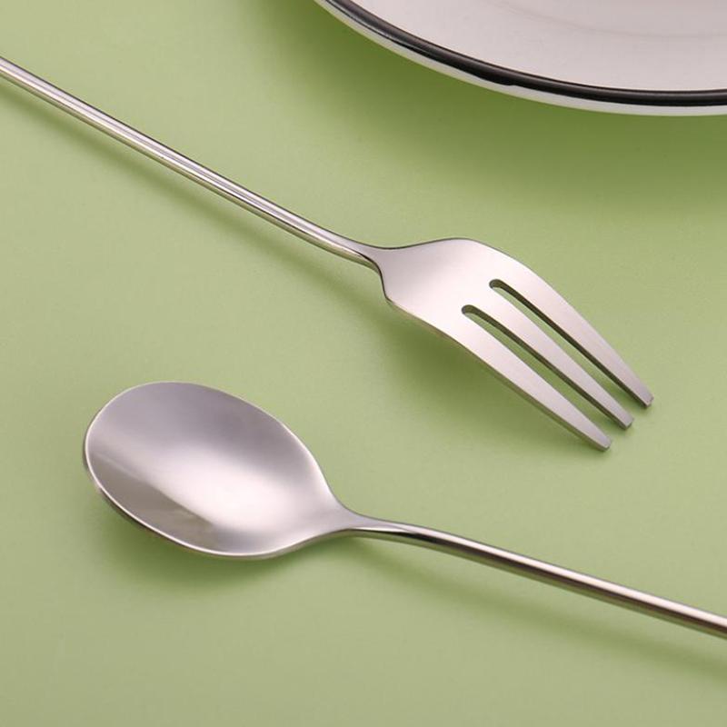 Handle Spoon Five-Pointed Star Gold-Plated Dessert Coffee Tea Long Handle Kitchen Supplies Mixing Spoon Set Heart-Shaped Pendant