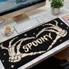 Spooky Skeleton Hand Star Black Desk Mat Waterproof Non Slip Halloween Gothic Mouse Pad Nice Gift for Street Style Gamers