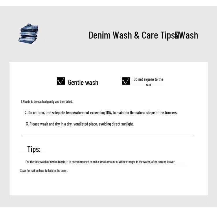 izzue it Women's Loose Fit Wide-Leg Washed Jeans