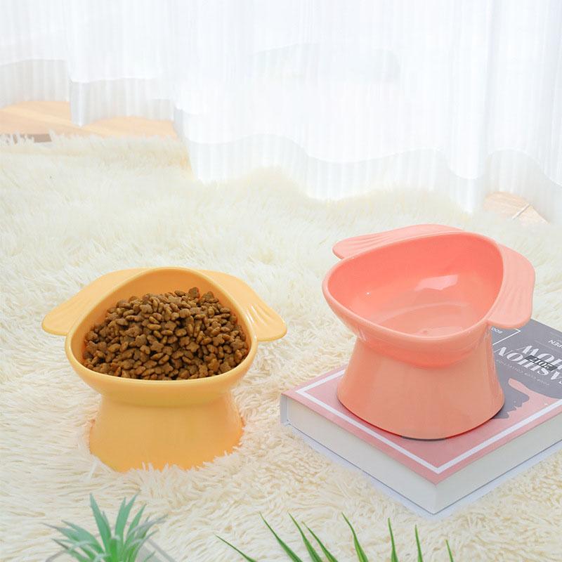 Elevated Pet Feeding Bowl, Non-Slip Anti-Tip Slow Feeder Bowl for Dogs Cats, Raised Food Water Dish To Prevent Choking