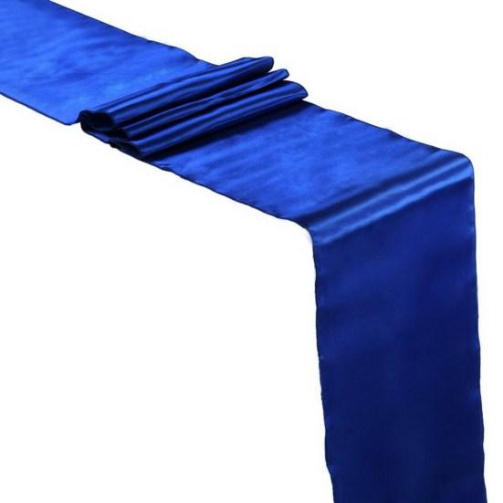 Table Runner Long Rectangle Smooth Fabric Machine Washable Solid Color Party Table Runner Wedding Banquet Supplies