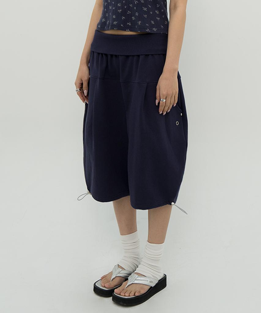BFEEP Eyelet Adjust Puff Pants_Navy