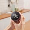 Hot! Round Led Silent Timer Kitchen Magnetic 180 Degree Adjustable Volume For Setting A Ringtone Reminder