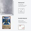 1 pz. Segno Decorativo da Parete in Metallo Ereditarietà Scozzese - Bandiera Scozzese ed Emblema dello Scudo Rampante con Cardo Scozzese, Antiruggine Resistente alle Intemperie