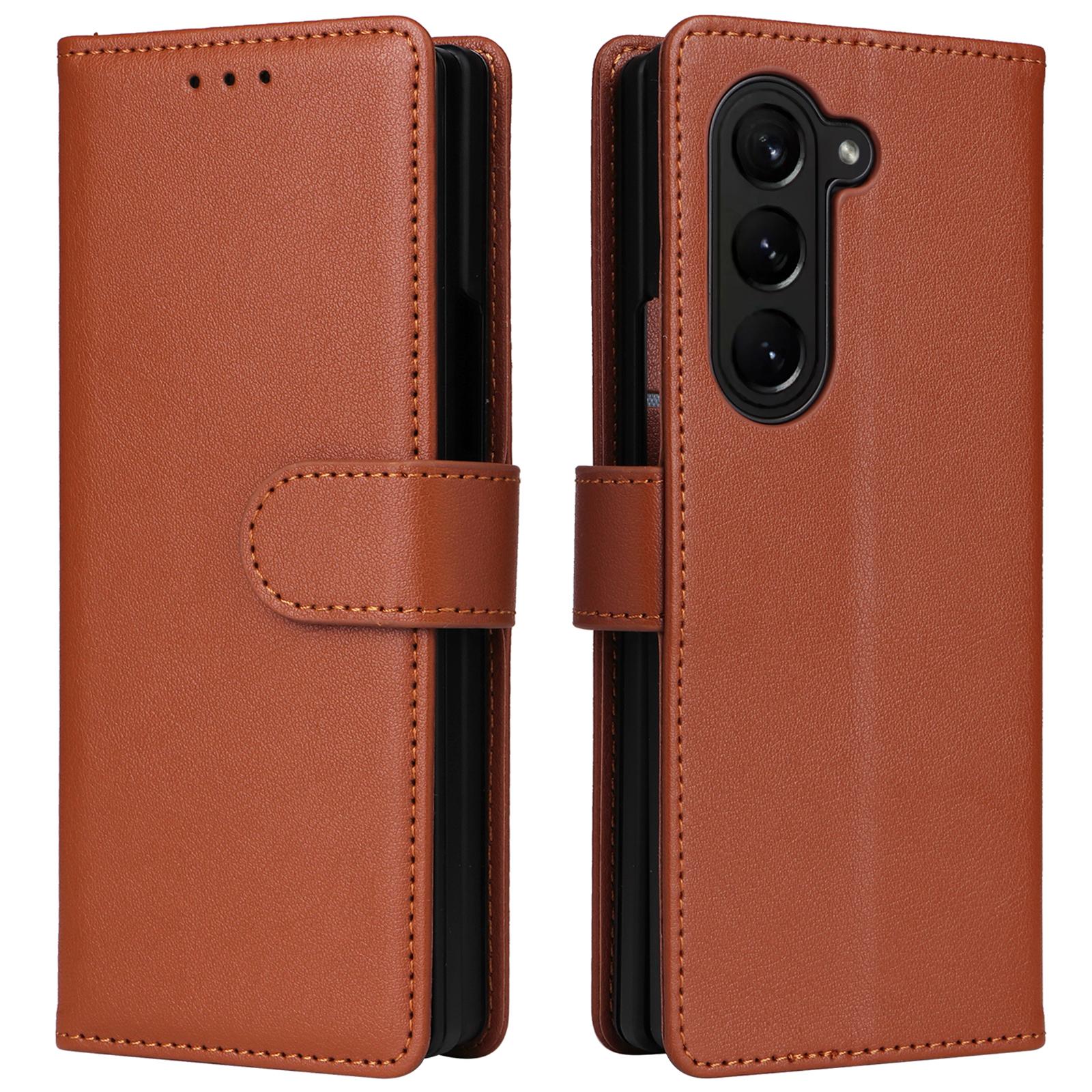 

For Samsung Galaxy Z Fold5 5G Case Wallet PU Leather Stand Phone Cover A