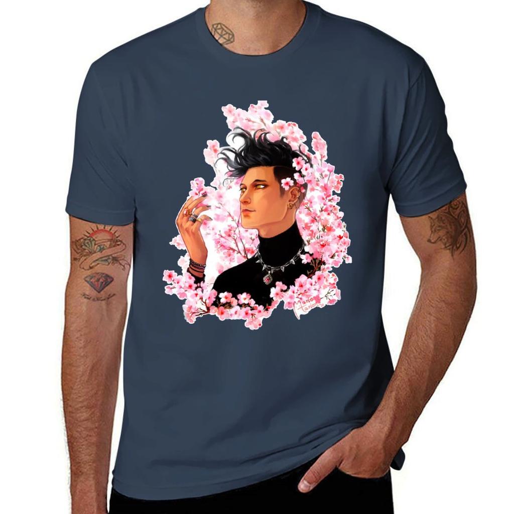 Cherry Blossom Tshirt Summer Sports Quick Dry Tshirt