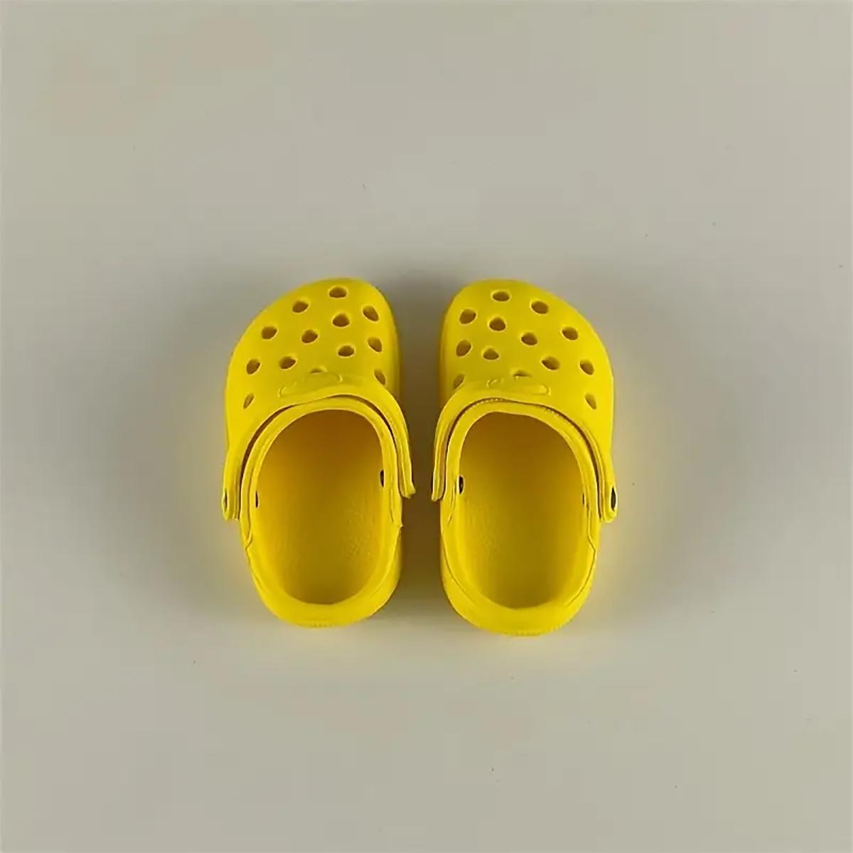 

1 pair of breathable and comfortable pet shoes - Perfect gift for cute little dogs - Candy colored dog boots жовтий