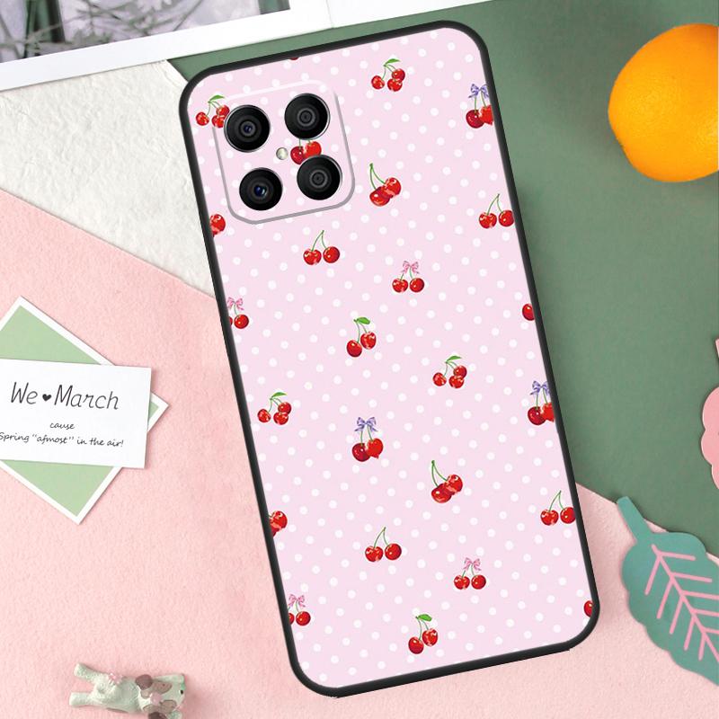 Cherry Fruit Cute Collage Case For Honor X9b X8b X9a X8a X8 X9 X9c 50 70 90 Lite Honor 200 Pro Magic 7 5 6 Lite Cover