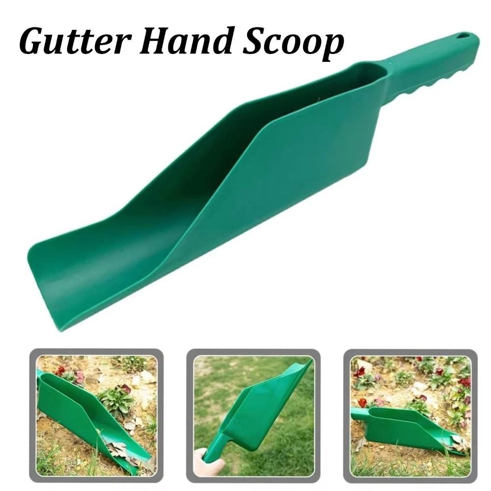 Multi Use Gutter Cleaning Tool Hand Scoop Leaf Cleaning Scoop Gutter Spoon Shovel  Garden Supplies