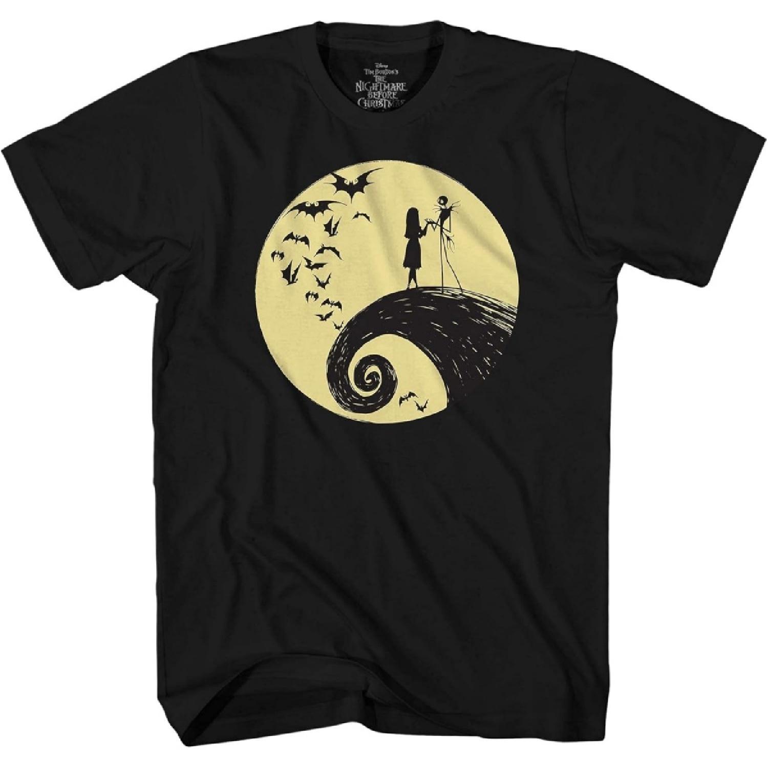 Disney Nightmare Before Christmas Jack Sally Moon T-Shirt XXXXXL разноцветный