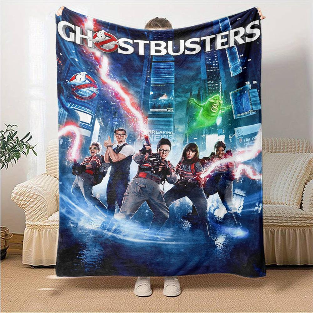 Ghostbusters Blanket Ultra-Soft Perfect for Office Chair Livingroom Picnics All-Season Use Modern Birthday Christmas Gift Blanket