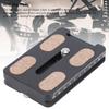 50MM Quick Release Plate with 1/4in Screw for Arca Type Universal Tripod Mount Plate for DSLR Mirrorless Camera