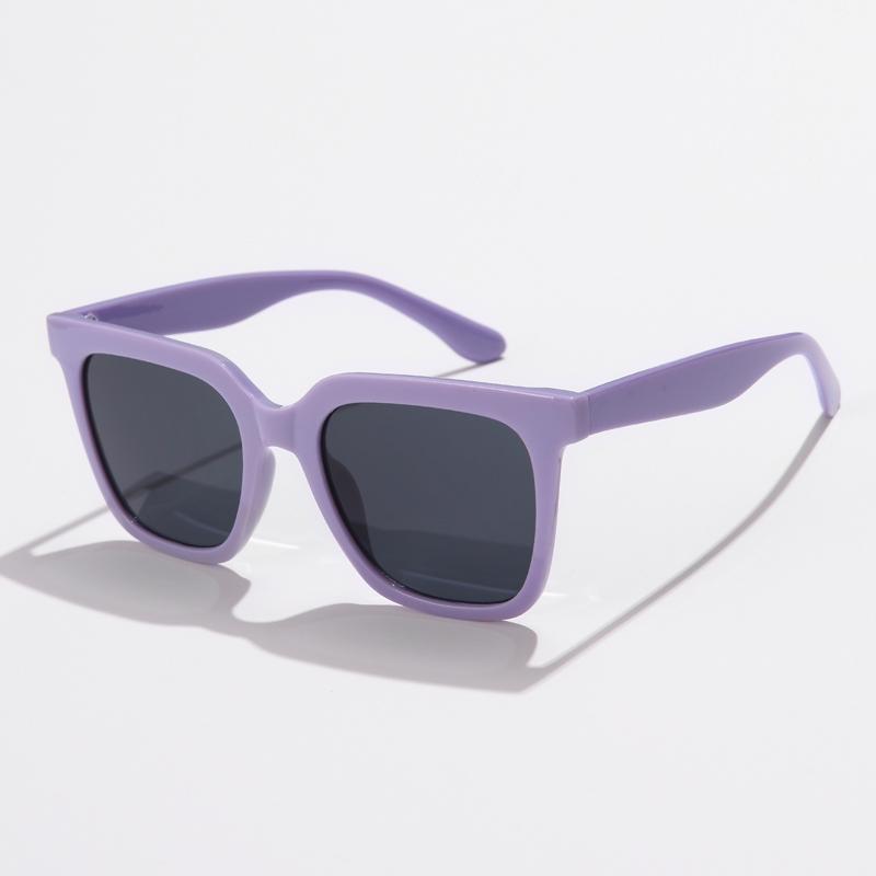 1/6pcs Fashion Large Square Sunglasses Women Designer Cateye Sun Glasses Vintage Female Color Frame Eyeglasses UV400 Oculos