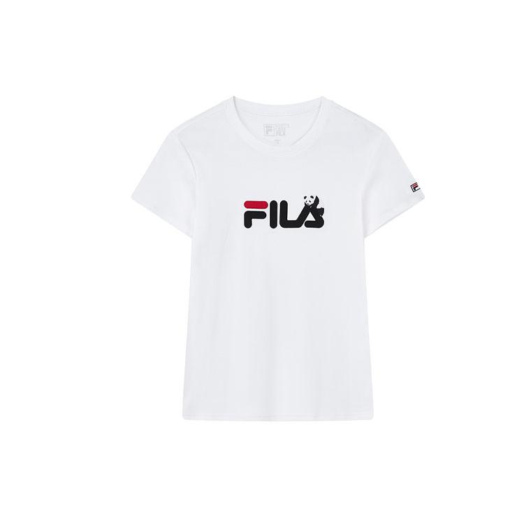 New FILA T Shirts Women's White F51W228141FWT