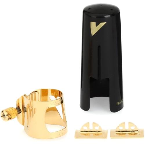 

Vandoren Optimum Alto Saxophone Ligature with Plastic Cap (LC07P), Gold Plated