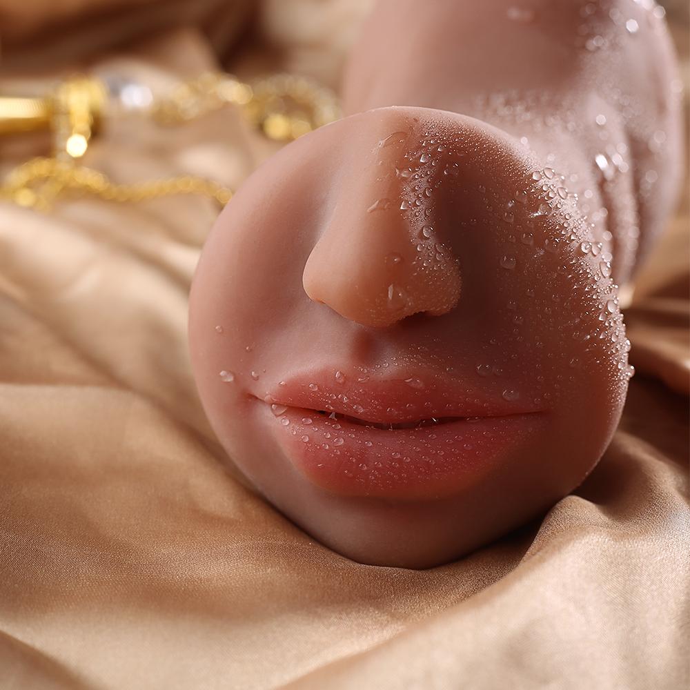 2 In 1 Male Masturbator Adult Sex Toys, 3D Textured with Sexy Realistic Vagina Tight Anus, Mens Stroker Sex Doll for Man Masturbation 700g