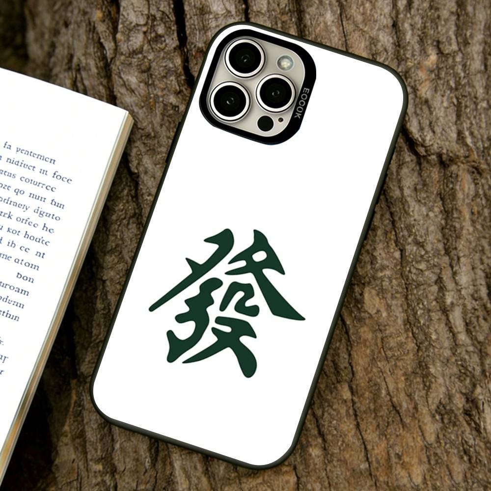 

Mahjong Phone Case For iPhone 17,16,15,14,13,12,11 Plus,Pro Max,XS,Colorful Silver Phone case Funda Cover iPhone15Plus