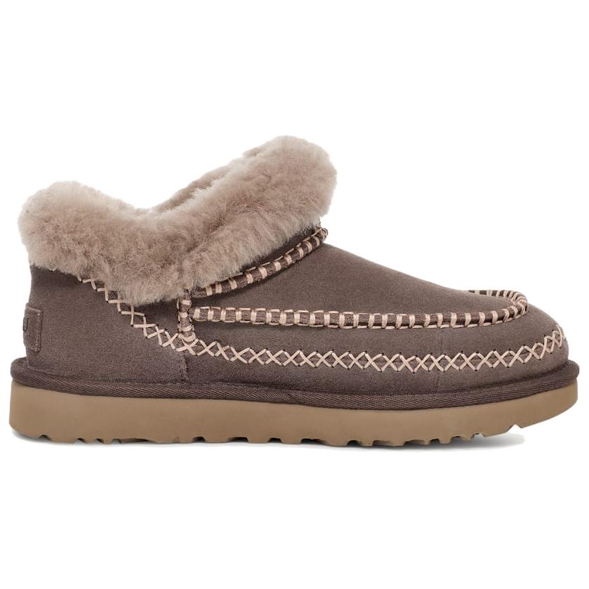 UGG Classic Ultra Mini Suede Warm Comfortable Versatile Short Snow Boots Women boots Brown 1158224-TCLD